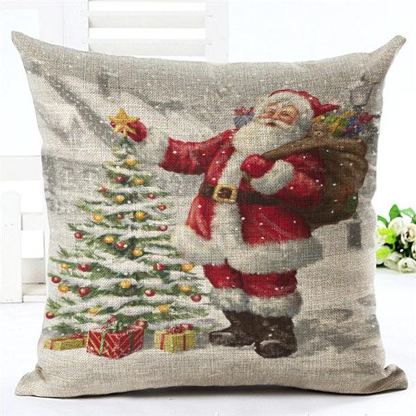 18 × 18 in Christmas Decorative Pillow Covers, 39 Designs