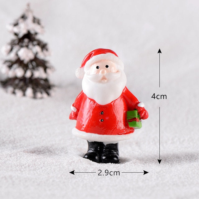 Mini Santa Christmas Train Tabletop Decoration