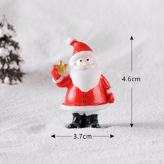 Mini Santa Christmas Train Tabletop Decoration
