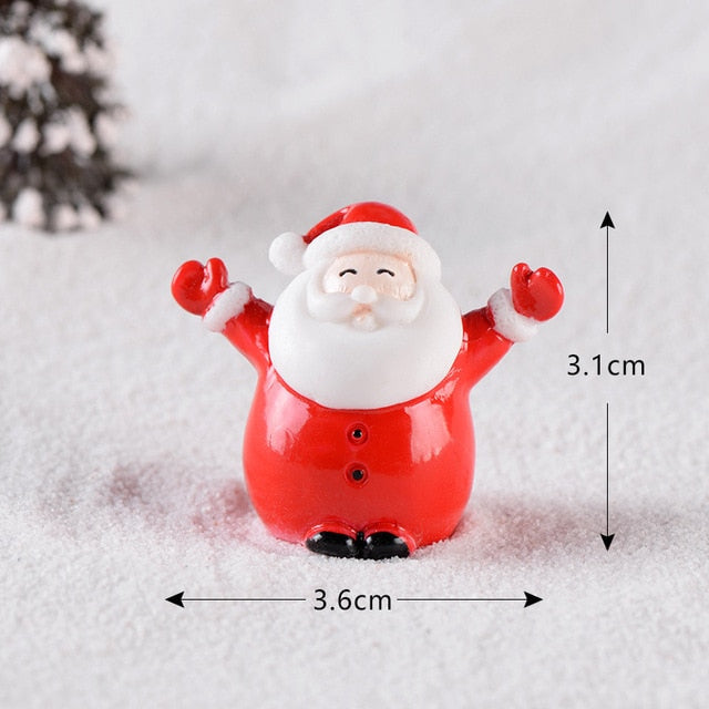 Mini Santa Christmas Train Tabletop Decoration
