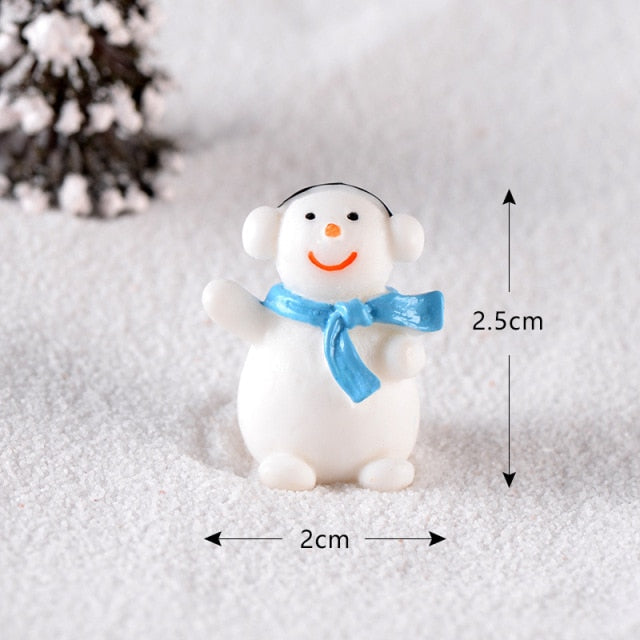 Mini Santa Christmas Train Tabletop Decoration