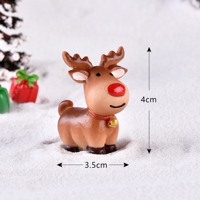 Mini Santa Christmas Train Tabletop Decoration