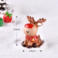 Mini Santa Christmas Train Tabletop Decoration