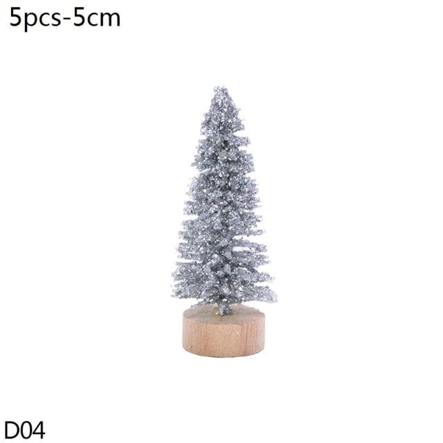 Mini Bottle Brush Christmas Tree Sets, 5 to 16 cm