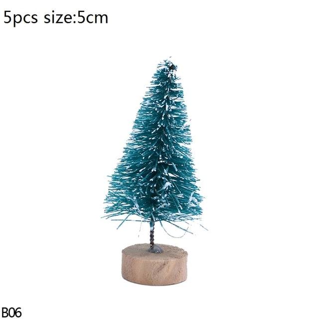 Mini Bottle Brush Christmas Tree Sets, 5 to 16 cm