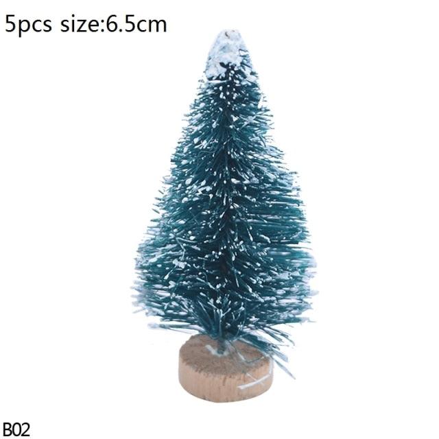 Mini Bottle Brush Christmas Tree Sets, 5 to 16 cm