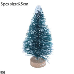 Mini Bottle Brush Christmas Tree Sets, 5 to 16 cm