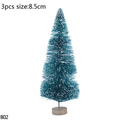 Mini Bottle Brush Christmas Tree Sets, 5 to 16 cm