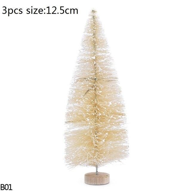 Mini Bottle Brush Christmas Tree Sets, 5 to 16 cm