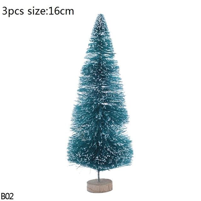 Mini Bottle Brush Christmas Tree Sets, 5 to 16 cm