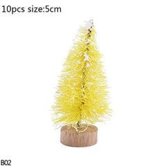 Mini Bottle Brush Christmas Tree Sets, 5 to 16 cm
