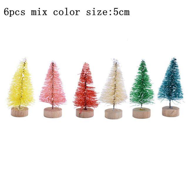 Mini Bottle Brush Christmas Tree Sets, 5 to 16 cm