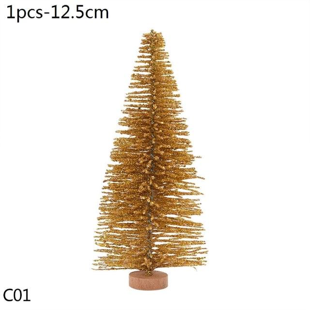 Mini Bottle Brush Christmas Tree Sets, 5 to 16 cm