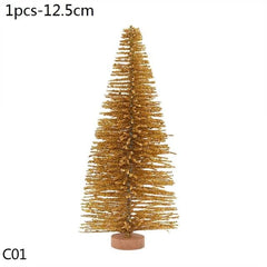 Mini Bottle Brush Christmas Tree Sets, 5 to 16 cm