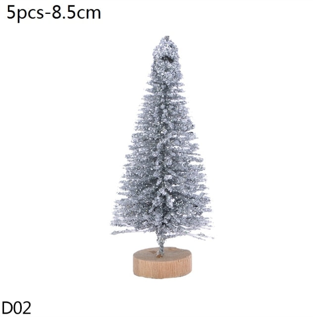 Mini Bottle Brush Christmas Tree Sets, 5 to 16 cm