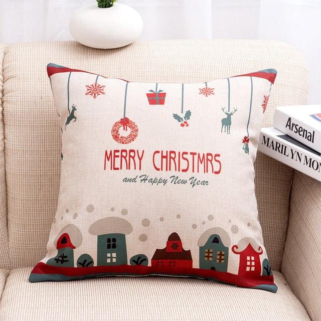 18 × 18 in Christmas Decorative Pillow Covers, 39 Designs