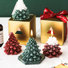 Scented Christmas Tree-Shaped Candle
