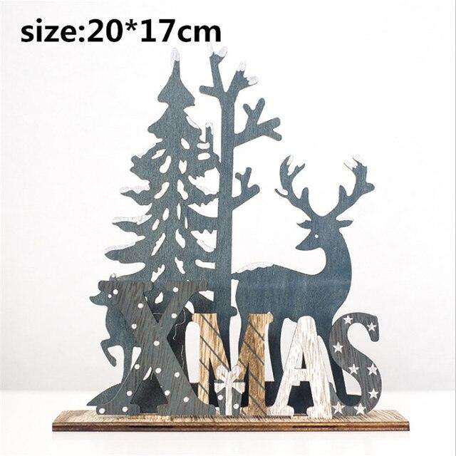 Wooden Tabletop Christmas Decoration