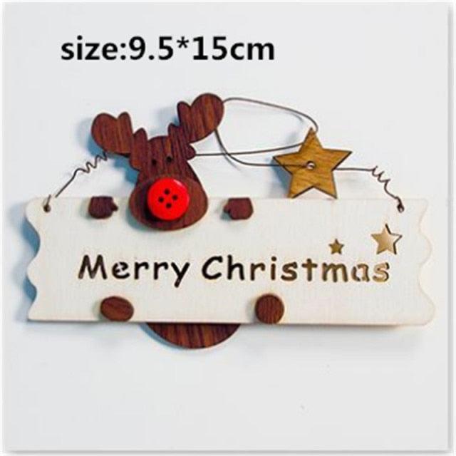 Wooden Tabletop Christmas Decoration
