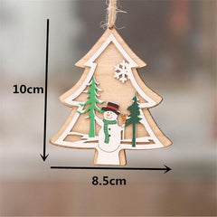 Wooden Tabletop Christmas Decoration