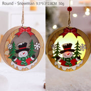 Wooden Christmas Hanging Ornaments