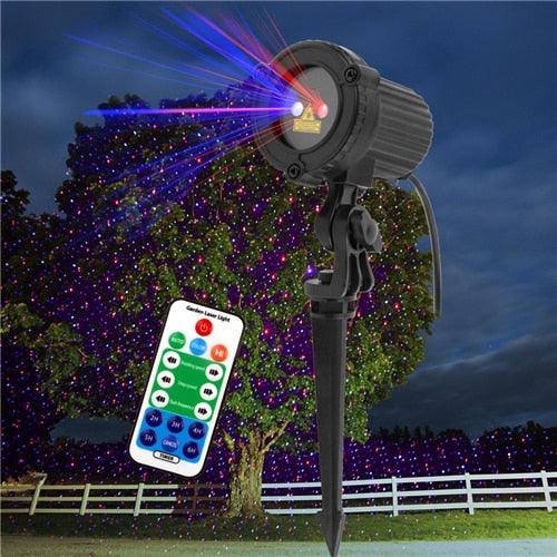 RGB Christmas Laser Light Projector with Remote & Timer