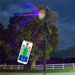 RGB Christmas Laser Light Projector with Remote & Timer