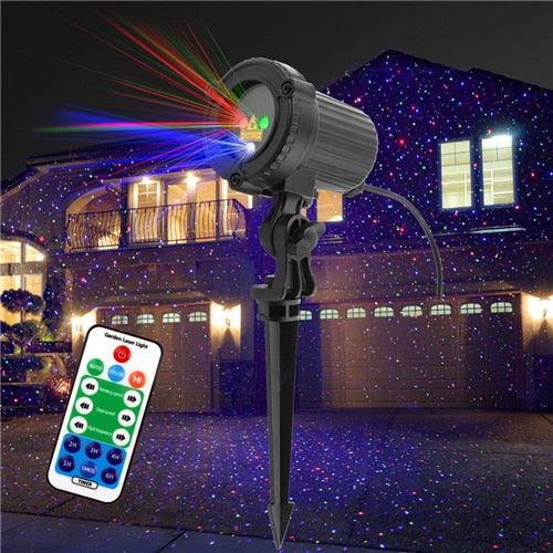 RGB Christmas Laser Light Projector with Remote & Timer