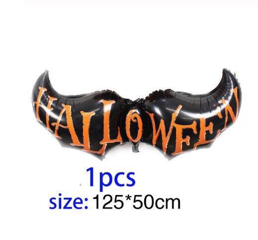Bat, Skull, Ghost and Pumpkin Halloween Balloons