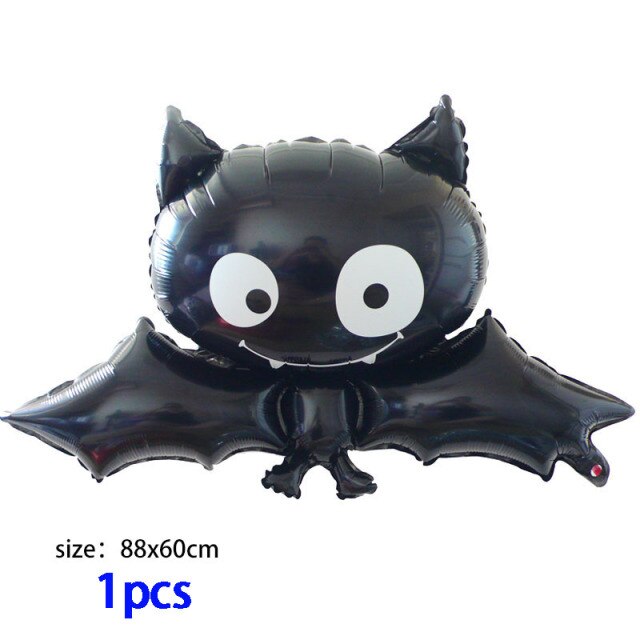 Bat, Skull, Ghost and Pumpkin Halloween Balloons