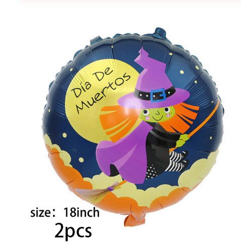Bat, Skull, Ghost and Pumpkin Halloween Balloons