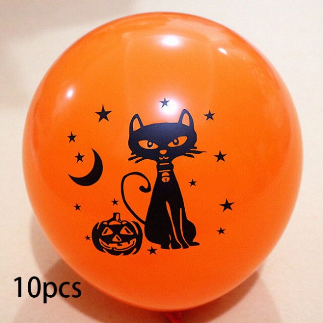 Bat, Skull, Ghost and Pumpkin Halloween Balloons