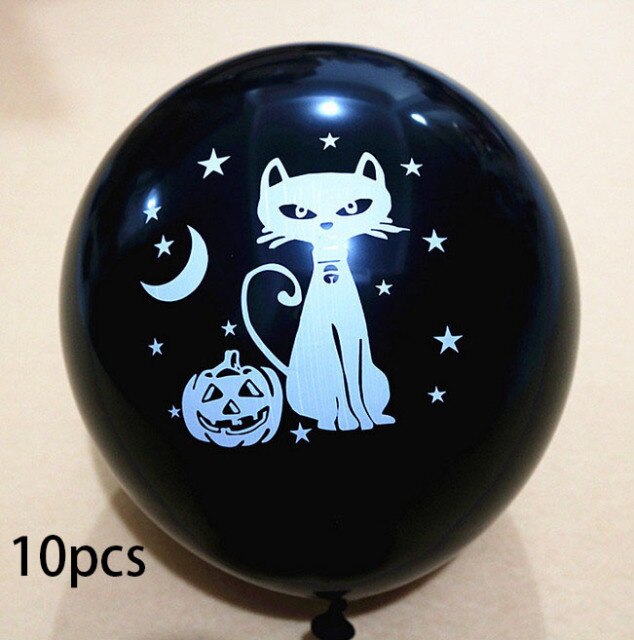Bat, Skull, Ghost and Pumpkin Halloween Balloons