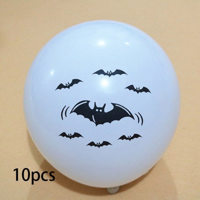 Bat, Skull, Ghost and Pumpkin Halloween Balloons