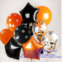 Bat, Skull, Ghost and Pumpkin Halloween Balloons