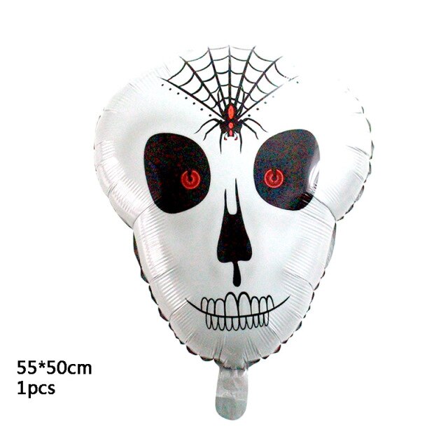 Bat, Skull, Ghost and Pumpkin Halloween Balloons