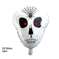 Bat, Skull, Ghost and Pumpkin Halloween Balloons