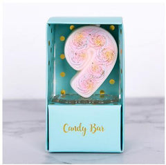 Rose Number Birthday Candles, 0 to 9