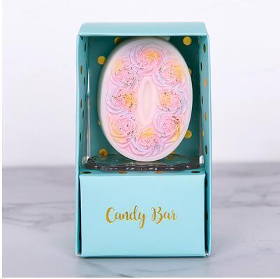 Rose Number Birthday Candles, 0 to 9