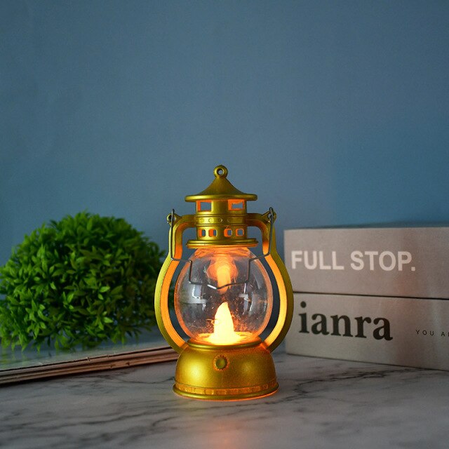 Vintage-Style LED Halloween Lantern