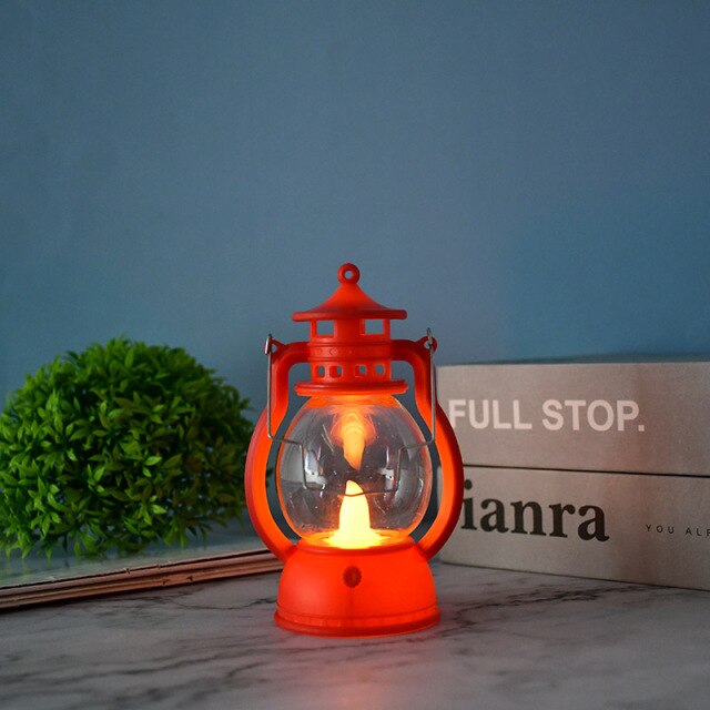 Vintage-Style LED Halloween Lantern