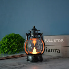 Vintage-Style LED Halloween Lantern