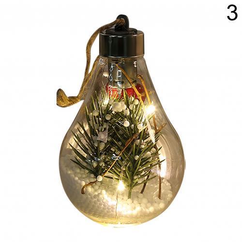 Transparent Hanging LED Globe Night Light