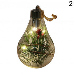 Transparent Hanging LED Globe Night Light