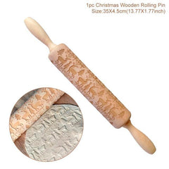 Reindeer Embossing Rolling Pin