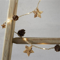 Copper Wire Pine Cone LED for Christmas Tree Decorations