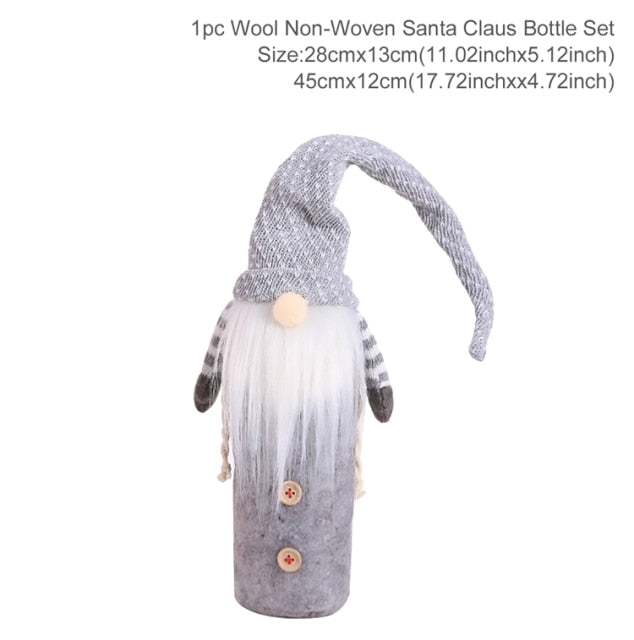 Christmas Wine Bottle Cover