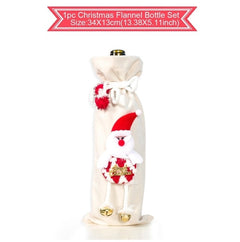 Christmas Wine Bottle Cover