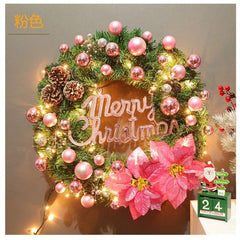 Pre-Lit Christmas Garland & Wreath Decorations