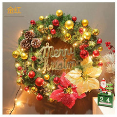 Pre-Lit Christmas Garland & Wreath Decorations